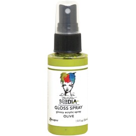 Dina Wakley Media DW GLOSS SPRAYS OLIVE