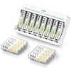 EBL 16x AAA Rechargeable Batteries Triple A 1100mAh NiMH +AA