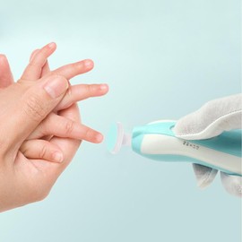 Housoutil 12 Ersatzköpfe für elektrische Feile für Neugeborene, Nachfüllungen für elektrische Feile für Kinder, Grün, geeignet für Kinder ab 12 Monaten