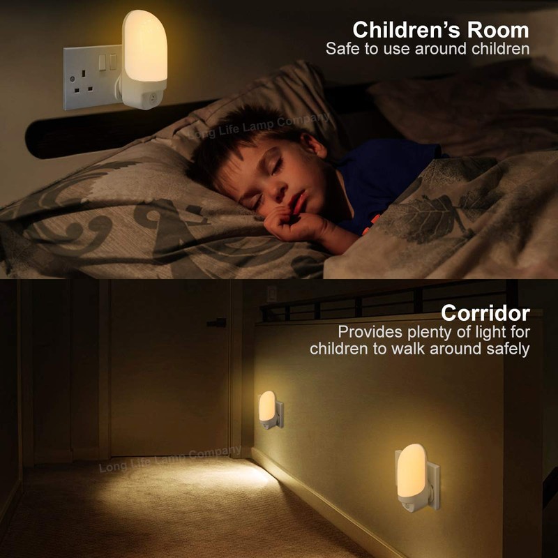 LED Plug in Night Light Dusk to Dawn Automatic Sensor