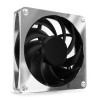 Alphacool Apex Stealth Metal Power Fan, 3000 RPM, Chrome