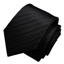 Michi Kolondon Formal Dress, Black Necktie, Brand, Formal Dress, Buddhist Services, Funerals, Funerals, MKCP-BST7 Big Sword 7cm Stripe Black