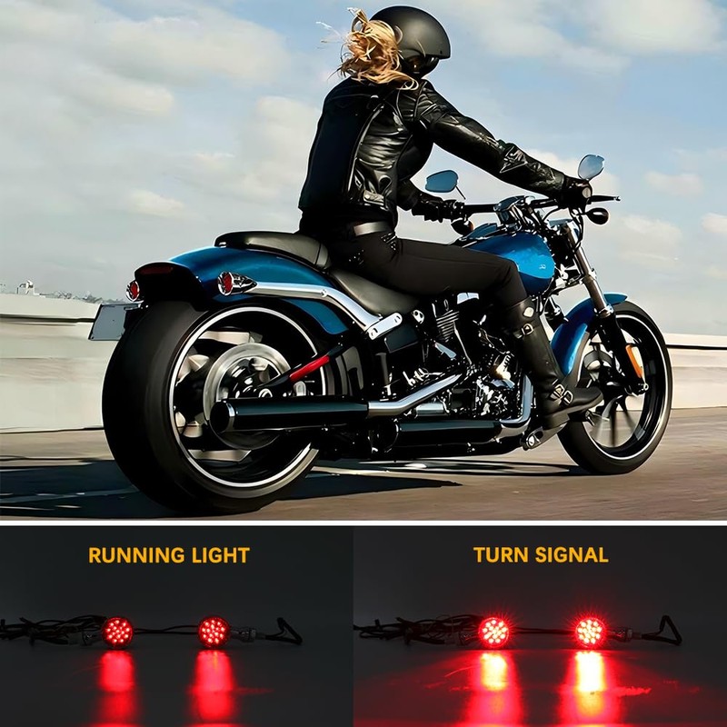 DREAMIZER LED Turn Signals Front Rear 15 LED Motorcycle Lights