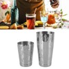Stainless Steel Cocktail Shaker Engraved Martini Shaker Silver Japanese American