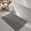 Uphome Bath Mats for Bathroom, Gray Super Absorbent Bathroom Rug,