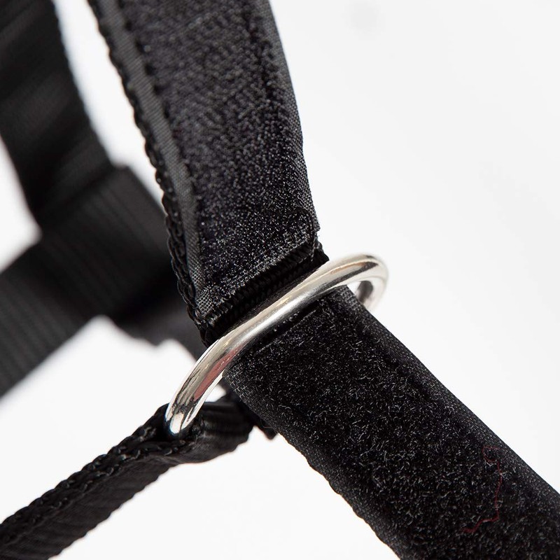 PFIFF Jocose 102921 Safety Halter Paddock Headcollar Black Shetty