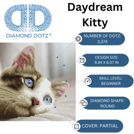 Diamond Dotz Simply DOTZ KIT, Daydream Kitty