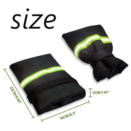 2 Pack Large Reflective Outdoor Faucet Cover Eye Catching Waterproof Thickened Frost Protection Protect Your Faucet in Winter