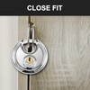 Vervida® Keyed Padlock Stainless Steel Disc Lock with 3 Keys,