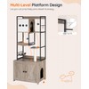 HOOBRO Cat Tree with Litter Box Enclosure, 58.7"H Cat Tower