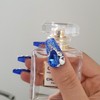 Blue Sapphire Handmade Nail Tips - Long Oval / 블루