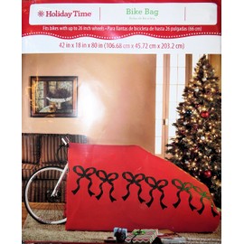 Large Bike Gift Bag Red with Bows 42x18x80 Inches