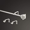 MODE Simplicity Collection 5/8" Diameter Curtain Rod Set with Square