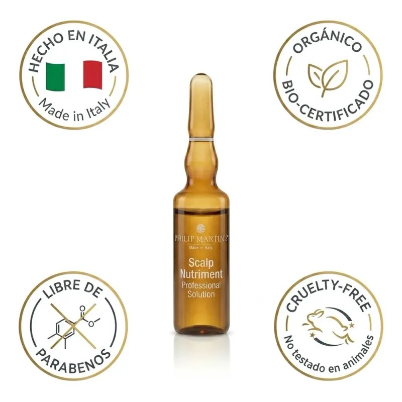 Ampolletas Capilares Phillip Martins Restaurador Anticaída 12x7ml Tratamiento Profesional Cabello
