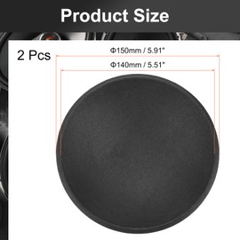 MECCANIXITY 6Pcs Speaker Dust Cap 150mm/5.9" Outer Diameter Dome Paper Cap Subwoofer Coil Cover Caps for Speaker Decoration Accessory Repair