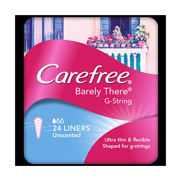 Carefree Liners Barely There G-String X 24