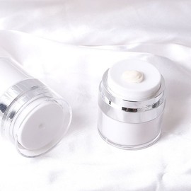 One Touch Cream Vacuum Push Empty Bottle Container 30ml / 원터치 크림 진공 푸쉬 공병 용기 30ml