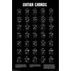 Guitar Chords Educational Poster - Laminated - 24.5" x 36.5"