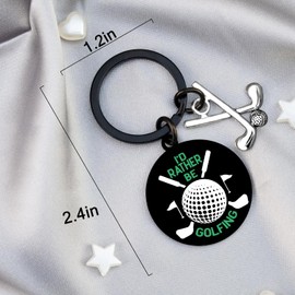 Accesorios de Golf para Hombres, Llavero de Golf Divertido, Regalos para Golfistas, Hombres, Negro, Blanco, Rojo