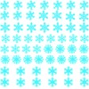 Glow in the Dark Snowflakes Wall Sticker Fluorescence 3D Snowflake