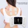 Electronic Pulse Massager Adjustable 15 Gears 8 Modes Timer Dual