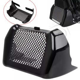 Unbranded Gloss Black Oil Cooler Cover Fit For Harley Electra Street Glide Road King FLTRX
