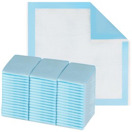 HALYARD Disposable Standard Underpads Incontinence Bed Pads, 23”x24” Lt. Blue-Comfortable Chucks Pads Disposable for Adults-Soft Bed Pads for Elderly Adult Patient 48820 Pack of 50