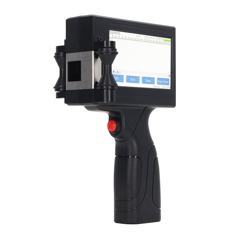 Handheld Inkjet Printer Gun Portable Intelligent with LED Touch Screen