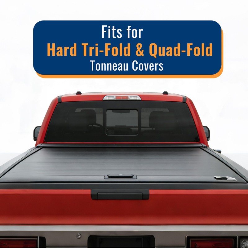 Upgraded Truck Tonneau Cover Clamps Replacement Parts，Fit for Hard Tri-fold/Quad-fold