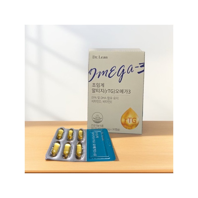 Doctor Lin 닥터린 초임계 알티지 오메가3 1025mg 30캡슐 Dr. Lean