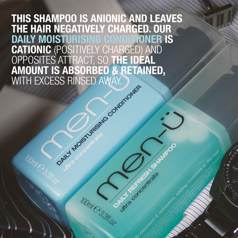 men-ü DAILY REFRESH SHAMPOO 100ml for men, up to 120