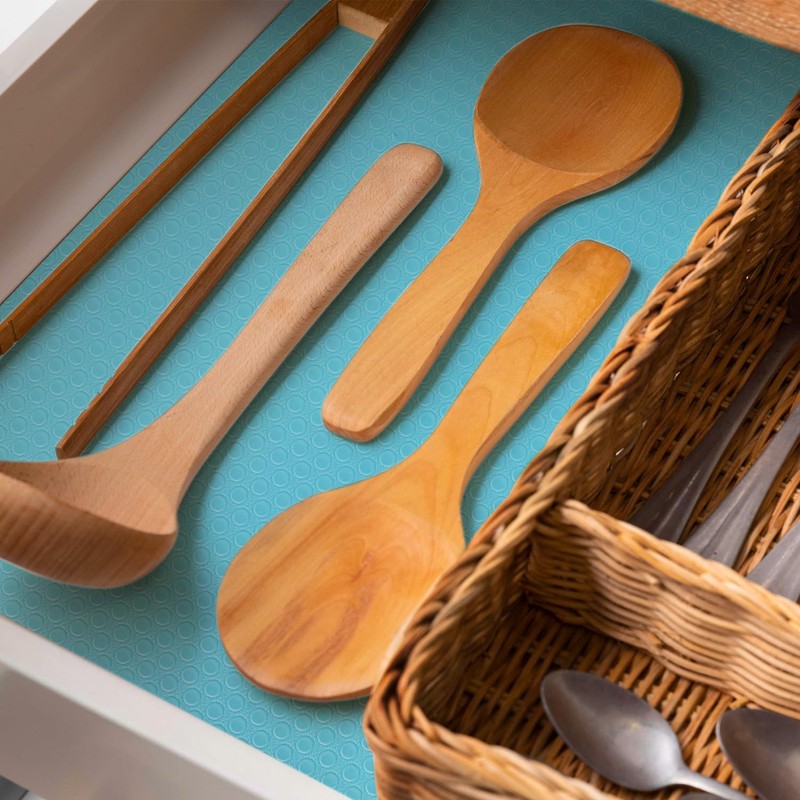 Shelf Liners, Non Adhesive EVA Drawer Mat Liners Roll for