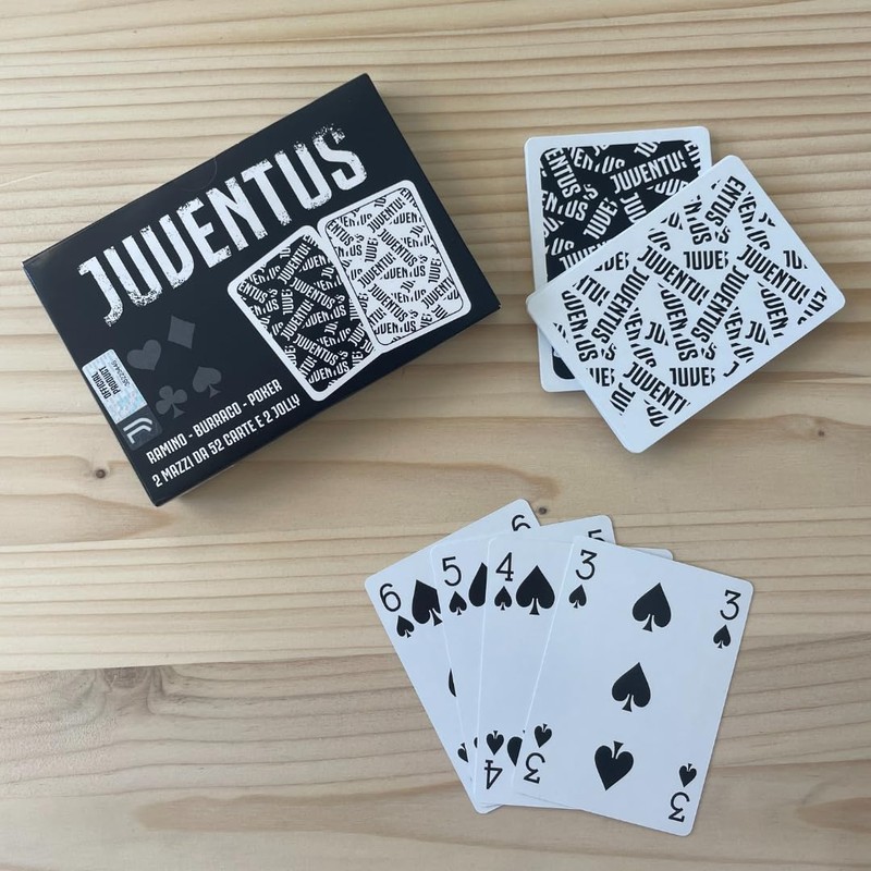 EURO PUBLISHING Carte da Gioco Juventus - Poker - Burraco