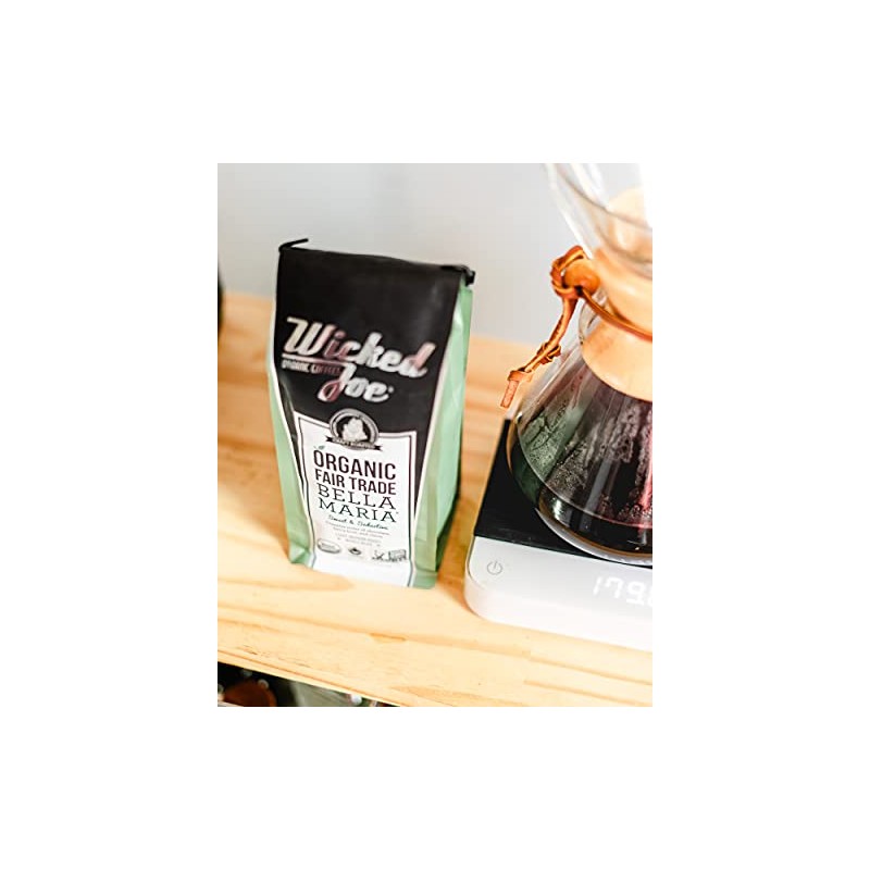 Wicked Joe Coffee Bella Maria Whole Bean, 12 oz