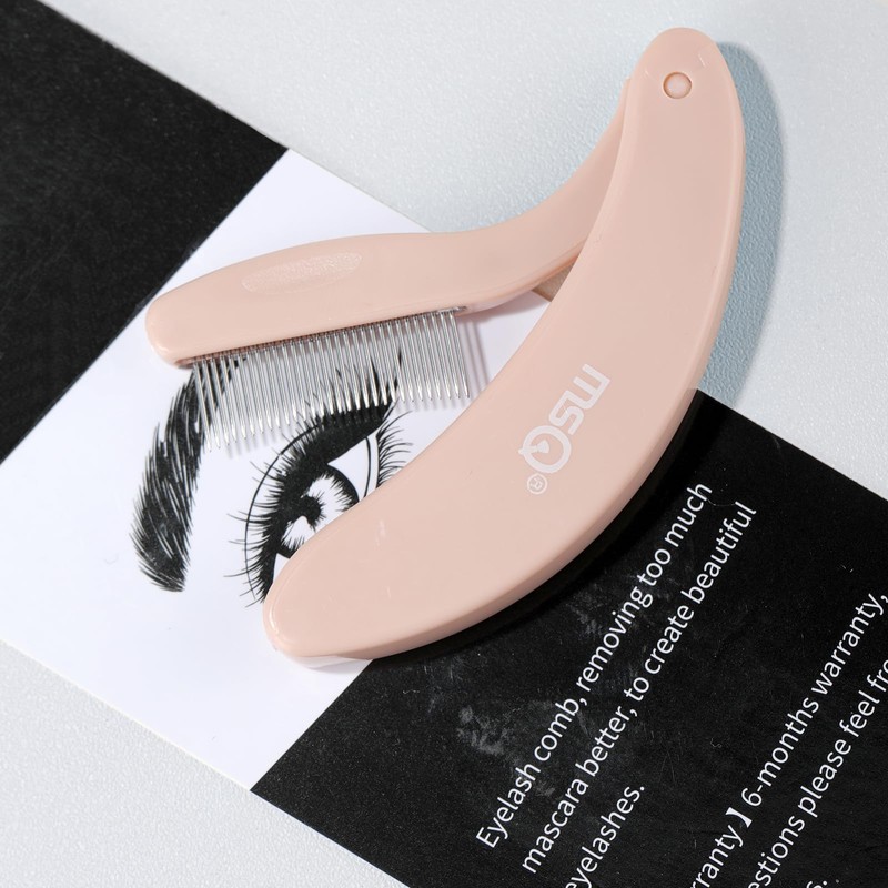 Eyelash Comb MSQ Eyelash Separator Tool Eyelash Comb Separator Folding