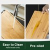 Bamboo Cutting Boards for Kitchen, Extra Large Wood Cutting Board