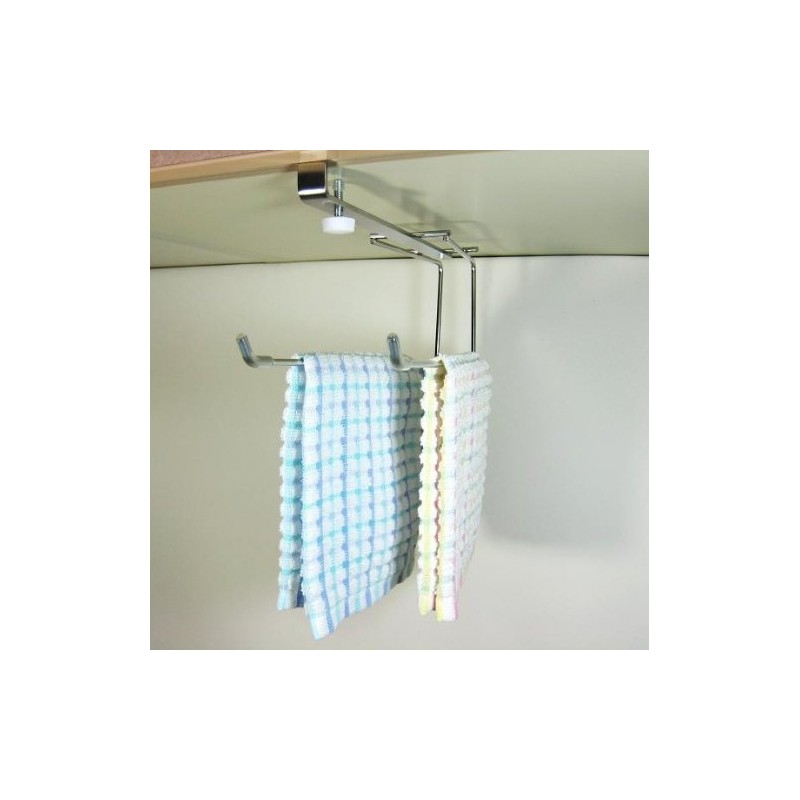 Kitchen Paper Holder, One-Handed, 18-8 Stainless Steel, No Drilling Required,
