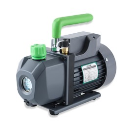 Lichamp Vacuum Pump, HVAC Single Stage Vacuum Pump for R134a R410a R22 R12,1/4 HP 3.5 CFM Auto AC Air Tool for Automotive Air Conditioner Refrigerant, Oil Included, Cool Gray