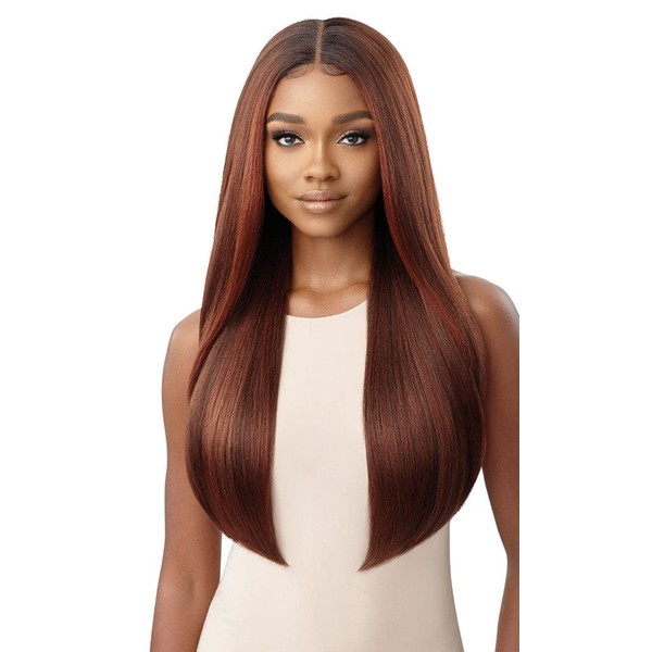 Outre Perfect Hairline Synthetic 13X6 HD Lace Front Wig - BEXLEY (Color:DRFF2/GIBRN)