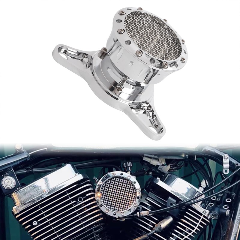 GUDITEM Motorcycle Air Filter CNC Air Cleaner Intake Filter Compatible