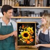 GOGHSCEK 5D Diamond Art Painting Flowers Kits for Adults, DIY