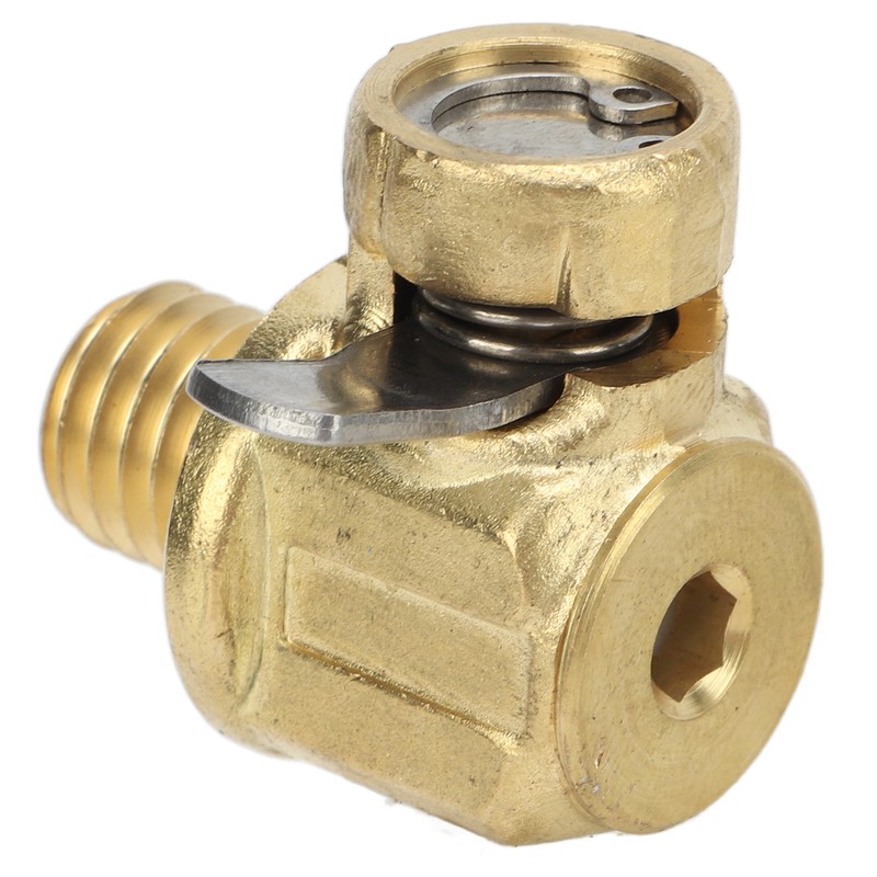 Engine Oil Drain Valve M12‑1.75 Connector Quick Brass Stainless Steel
