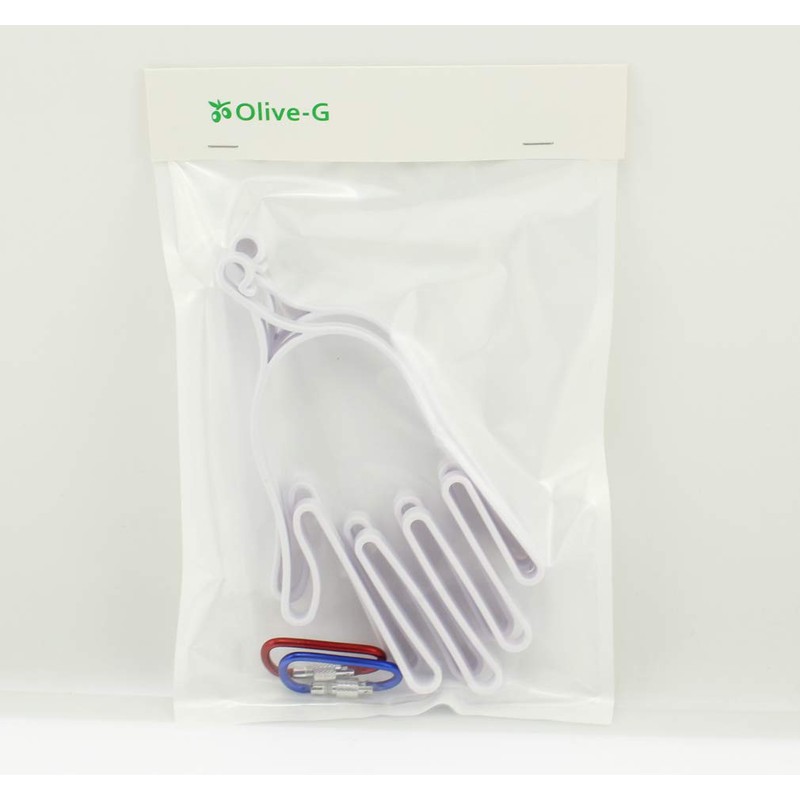 Olive-G Golf Glove Holder Hangers Set of 2 to Prevent