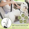 SlowTon Dog Car Harness Seatbelt Set, Pet Vest Harness with