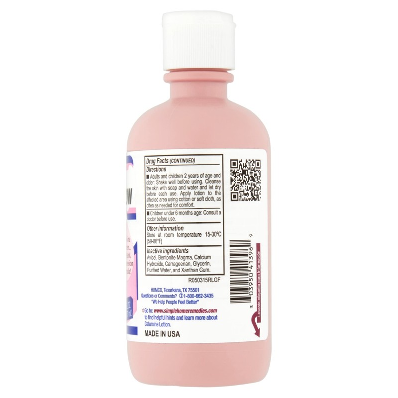 Humco Calamine Lotion USP 6 oz