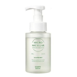 Happy Bath Micromicellar Moisture Soapberry Bubble Foam 300ml / 해피바스 마이크로미셀라 모이스처 솝베리 버블폼 300ml
