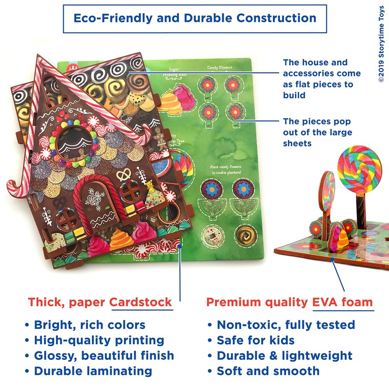 Hansel and Gretel Storybook Playset | 3 in 1 -