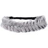 BOBIYA Messy Wide 2 Strands Synthetic Hair Auburn Braided Headband