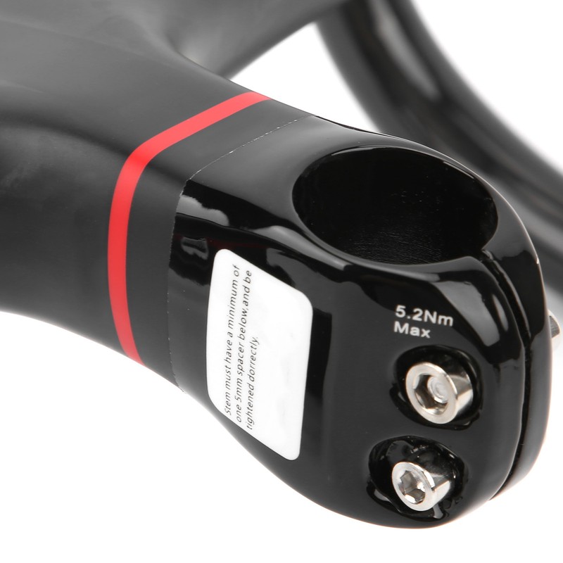 Spomann 420x100mm Carbon Fiber Road Integrated Bicycle Handlebar with Stem