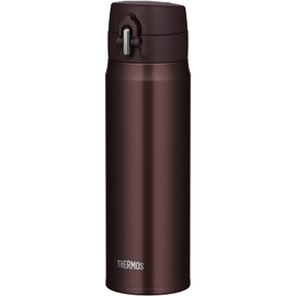 Thermos JOH-500 BW Water Bottle, Vacuum Insulated Travel Mug, 16.9 fl oz (500 ml), Brown